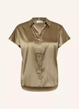 Шелковая блузка-рубашка Darling Harbour, зеленый