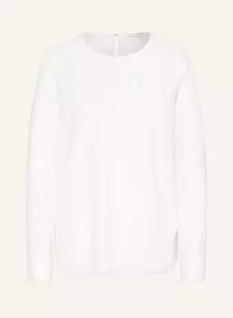 Шелковая блузка-рубашка Herzen'S Angelegenheit, белый