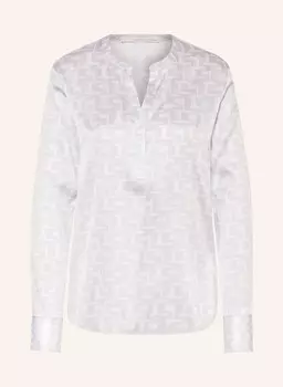 Шелковая блузка-рубашка Herzen'S Angelegenheit, голубой