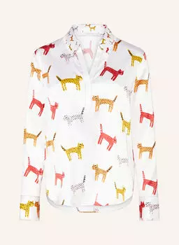 Шелковая блузка рубашка Herzen'S Angelegenheit, мультиколор