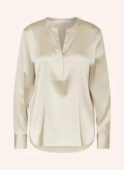 Шелковая блузка-рубашка Herzen'S Angelegenheit, серый