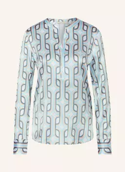 Шелковая блузка-рубашка Lilienfels, бирюзовый