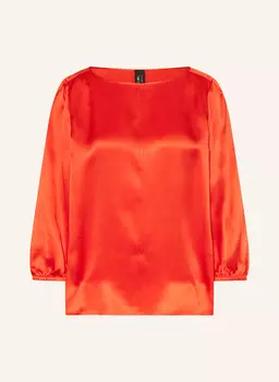 Шелковая блузка рубашка Marc Cain, красный