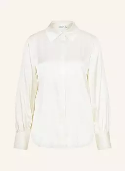 Шелковая блузка-рубашка Mrs & Hugs, бежевый