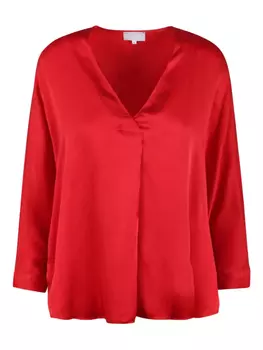 Шелковая блузка THE ROSE IBIZA, красный