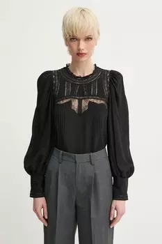 Шелковая блузка Zadig&Voltaire, черный