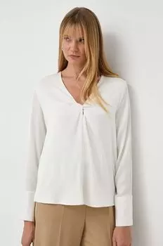 Шелковая футболка Boss, бежевый