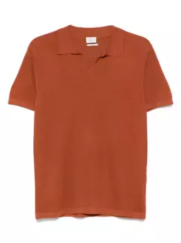 Шелковая футболка Daniele Fiesoli, коричневый