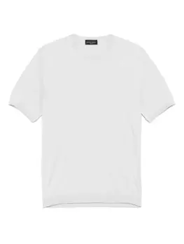 Шелковая футболка Roberto Collina, серый