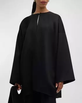 Шелковая куртка Raj из кашемира THE ROW, цвет Black