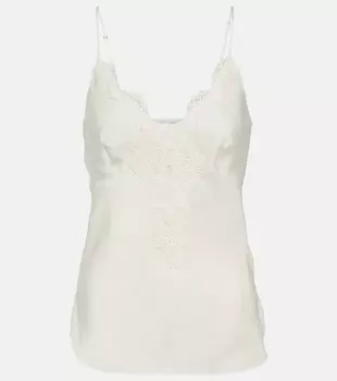 Шелковая майка Heritage Ease DOROTHEE SCHUMACHER, белый