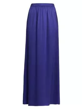 Шелковая макси-юбка Giorgio Armani, аметистовый