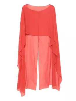 Шелковая накидка Antonelli, красный