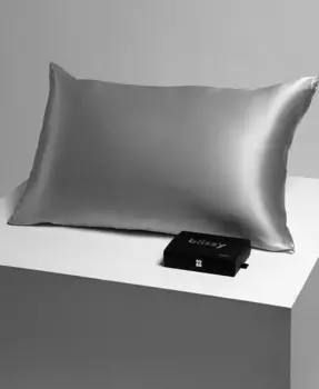 Шелковая наволочка 22 Момми, Король Blissy, серебряный