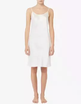 Шелковая нижняя юбка Luna di Seta, белый