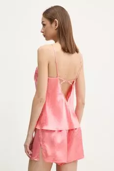 Шелковая пижама топ Chantelle, розовый