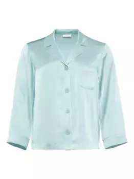 Шелковая пижамная рубашка Convive ERES, синий