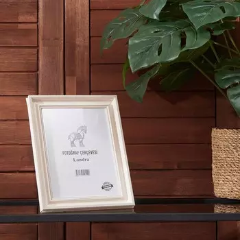 Шелковая рамка Лондон - Белый - 15x21 см pek