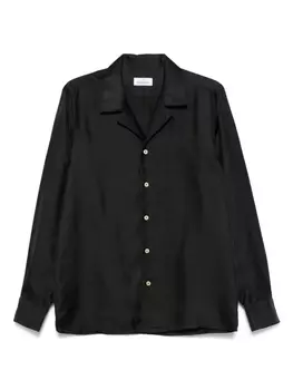 Шелковая рубашка Alessandro Gherardi, черный