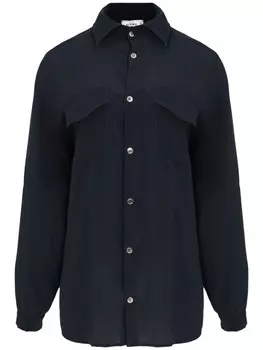 Шелковая рубашка Amir Slama, черный