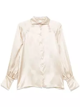 Шелковая рубашка Eleventy, нейтральный