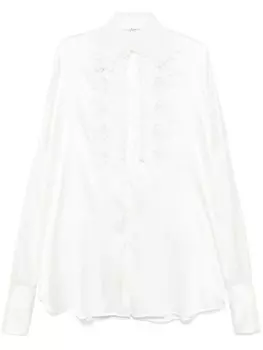 Шелковая рубашка Ermanno Scervino, белый