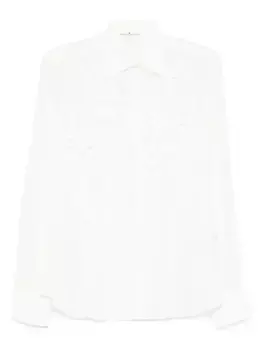 Шелковая рубашка Ermanno Scervino, белый