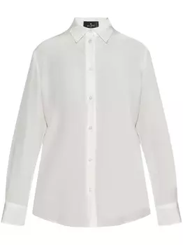Шелковая рубашка ETRO, белый