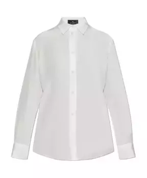 Шелковая рубашка Etro, белый