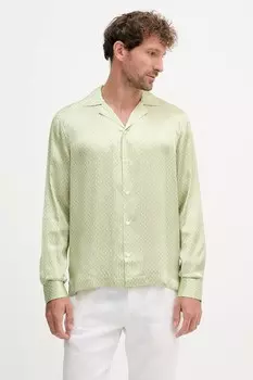 Шелковая рубашка Frescobol Carioca, зеленый