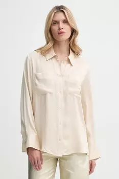 Шелковая рубашка Gestuz, бежевый