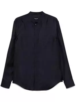 Шелковая рубашка Giorgio Armani, синий