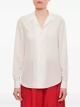 Шелковая рубашка из коллекции Ralph Lauren Ralph Lauren Collection, белый