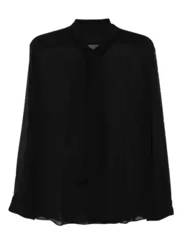 Шелковая рубашка JNBY, черный