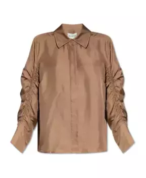 Шелковая рубашка Leslea Munthe, коричневый