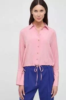 Шелковая рубашка Liviana Conti, розовый