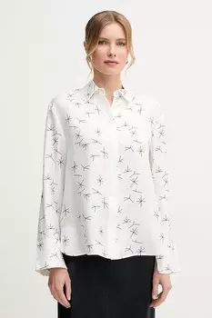 Шелковая рубашка Mm, белый