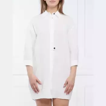 Шелковая рубашка оверсайз Peserico, белый