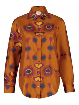 Шелковая рубашка PAULA, оранжевый