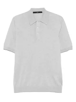 Шелковая рубашка поло SAPIO, серый