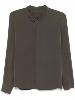 Шелковая рубашка Private 0204, зеленый