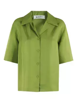 Шелковая рубашка Rhe, зеленый