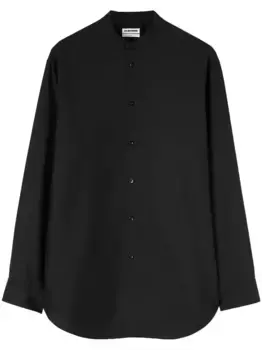 Шелковая рубашка SUNDAY P.M JIL SANDER, черный