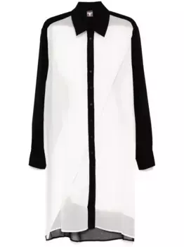 Шелковая рубашка Tessitura Body Couture, белый