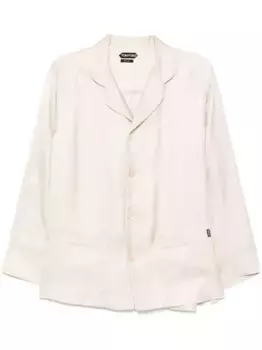 Шелковая рубашка TOM FORD, нейтральный