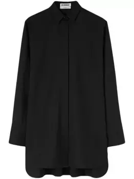 Шелковая рубашка Tuesday P.M JIL SANDER, черный