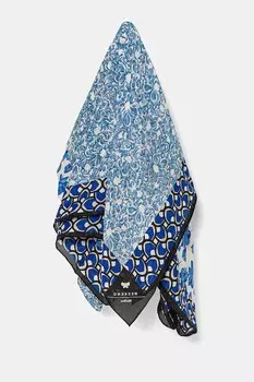 Шелковая шаль Weekend Max Mara, синий