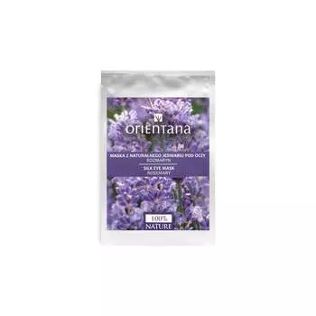Шелковая тканевая маска для глаз с розмарином, 2 шт. Orientana