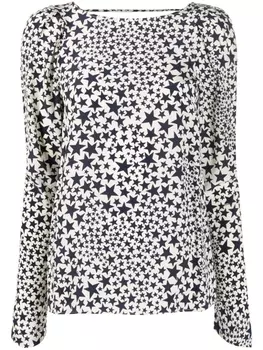 Шелковая толстовка с принтом N21, бежевый