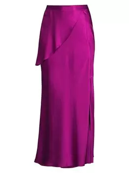 Шелковая юбка по косой Undra Celeste